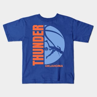 okc thunder basketball Kids T-Shirt